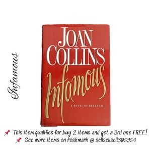 📌 *Book - Infamous - Joan Collins - Hardcover